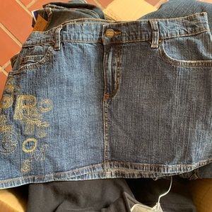 Apple Bottoms Jeans Skirt